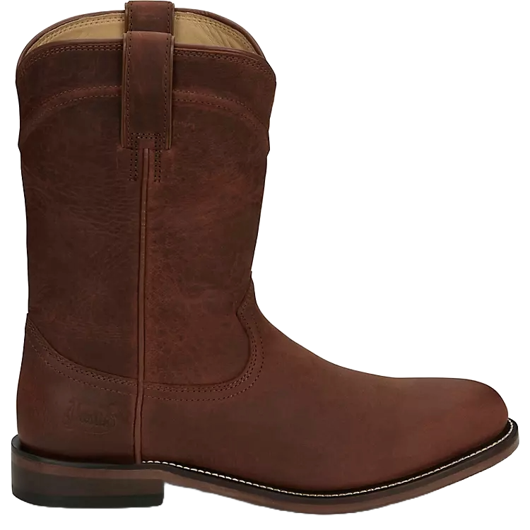 Justin Mens Braswell Water Buffalo Leather Brown Boots Rp3740