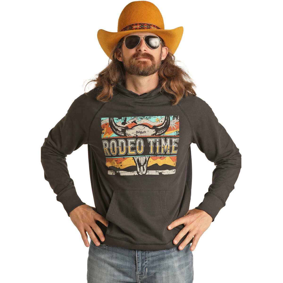 Men's Rock & Roll Cowboy Dale Brisby Hoodie #RRMT94R067