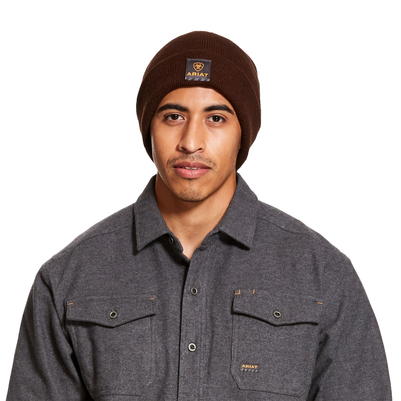 AriatÂ® Men's Rebar Work Brown Insulated Watch Cap Beanie 10027795 (Brown)