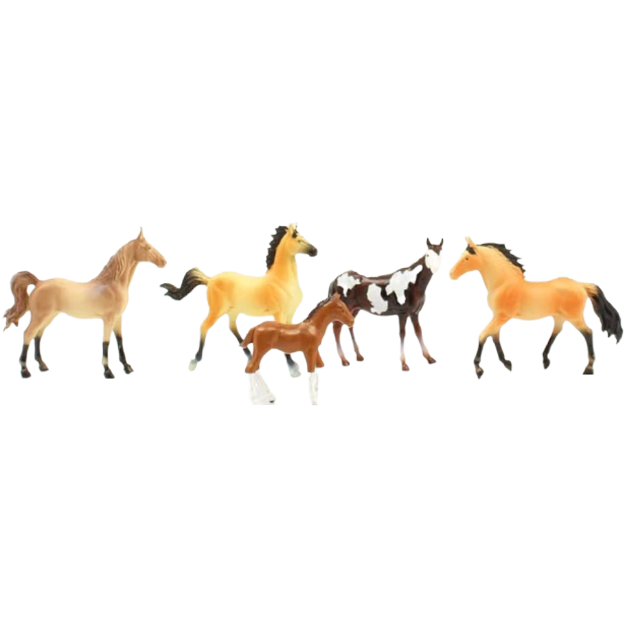 M&F Bigtime Barnyard Horses Set of 5