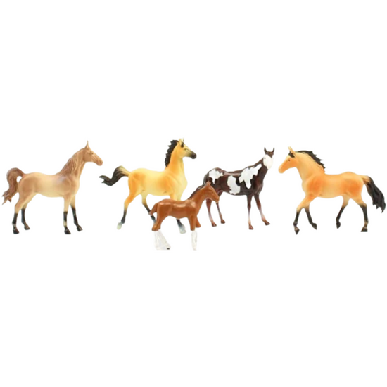 M&F Bigtime Barnyard Horses Set of 5