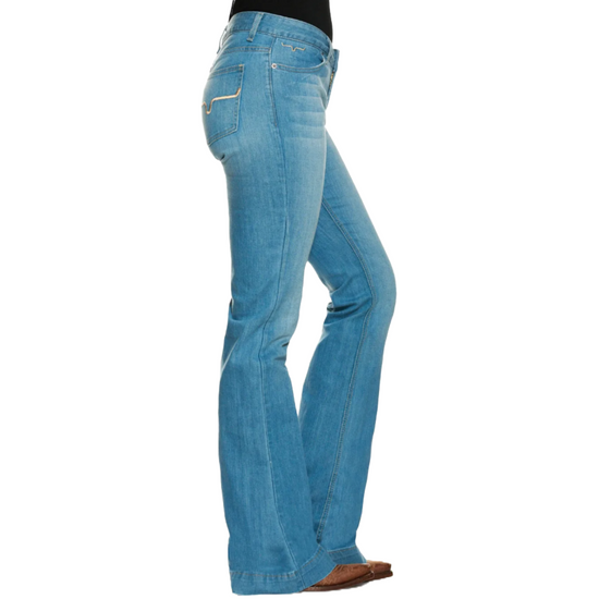 Kimes Ranch Ladies Lola Soho Fade Denim Blue Trouser Jeans WJE0000015