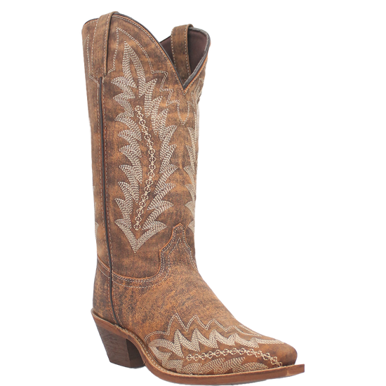 Laredo Ladies Emmylee Tan Leather Boots 52189