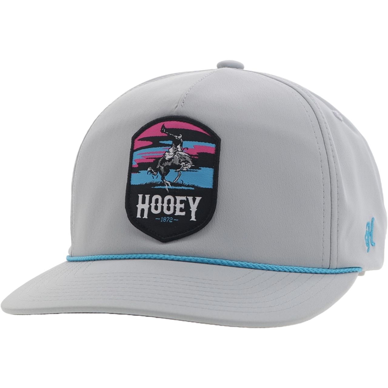 Hooey Cheyenne Graphic Grey Baseball Hat 2444T-GY