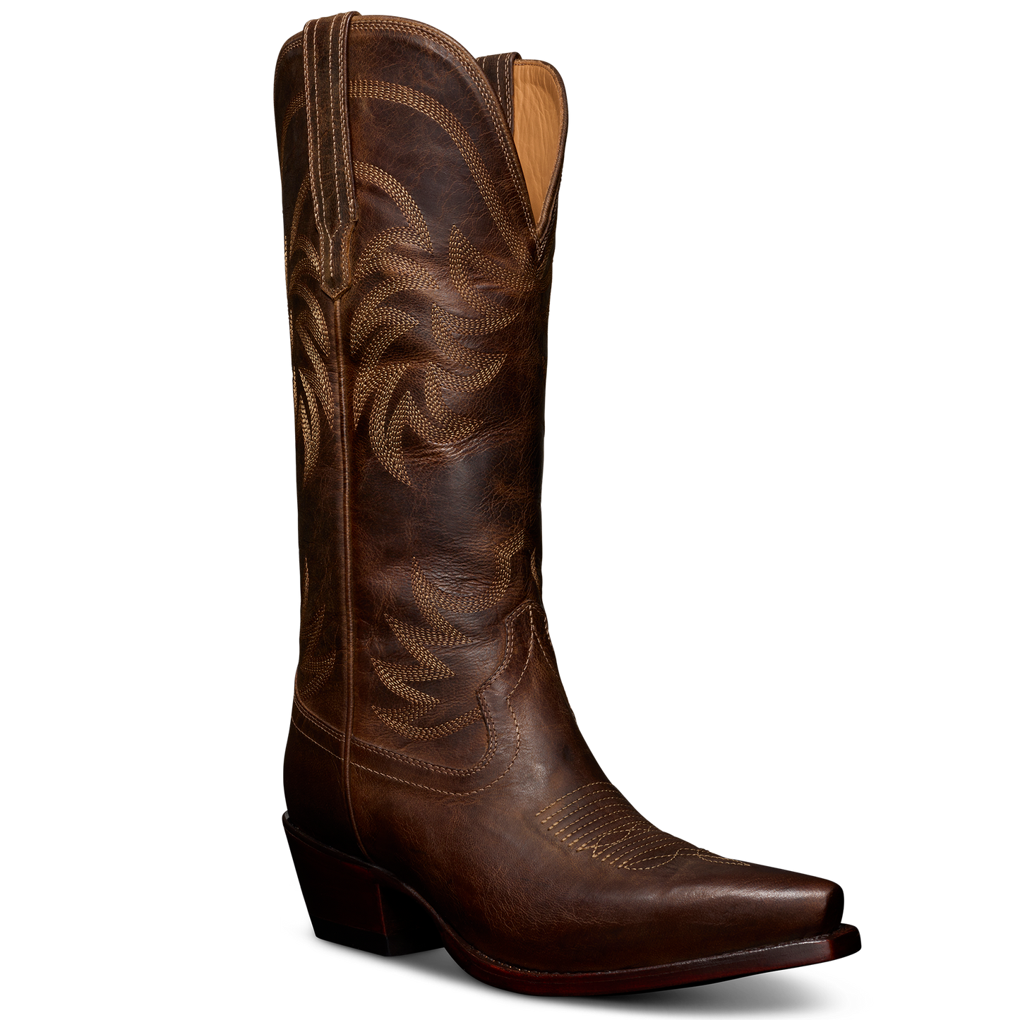 Tecovas Ladies The Annie Cafe Brown Western Boot 20007CAF