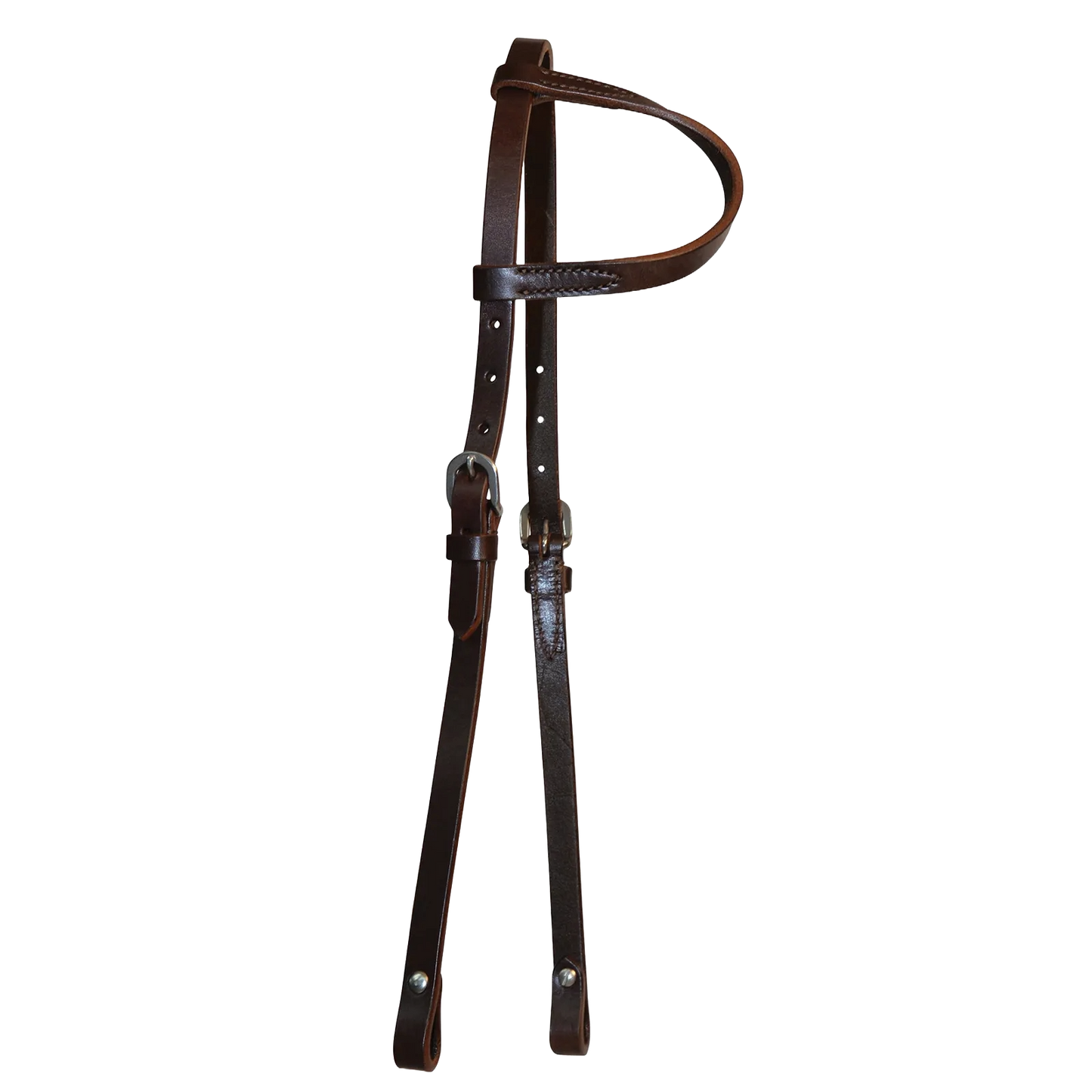 Circle Y Classic Smooth One Ear Headstall Walnut