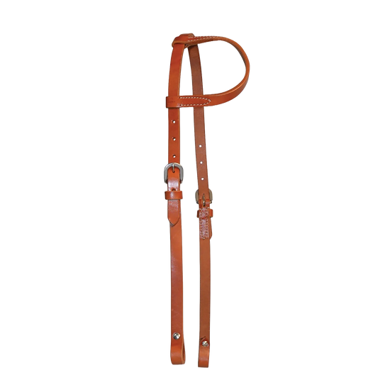 Circle Y Lightweight Classic Smooth On Ear Headstall Regular Oil