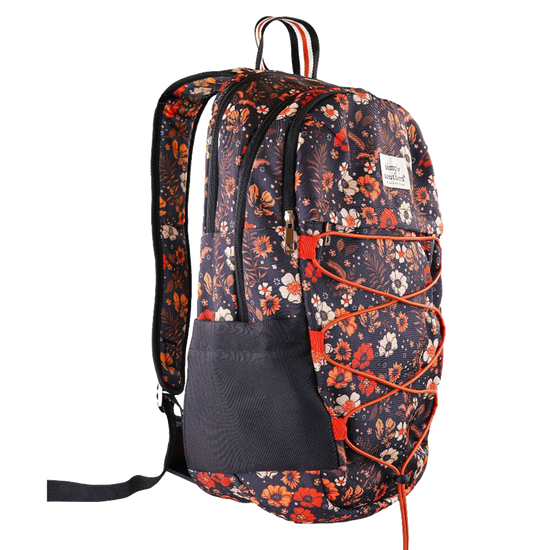 Simply Southern Floral Graphic Navy Backpack 0224-BAG-SCHL-BKPK-VNTG