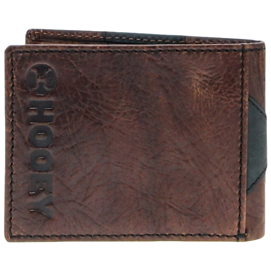 Hooey Kai Brown & Black Western Bifold Wallet HFBF031-BRBK