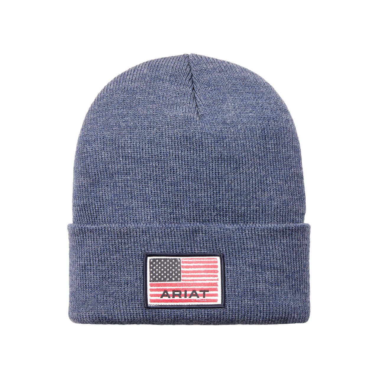 Ariat Rebar American Flag Denim Blue Heather Work Beanie 10053449