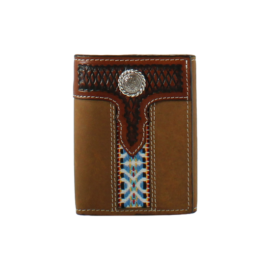 3D Mens Western Aztec Trifold Wallet D250007102