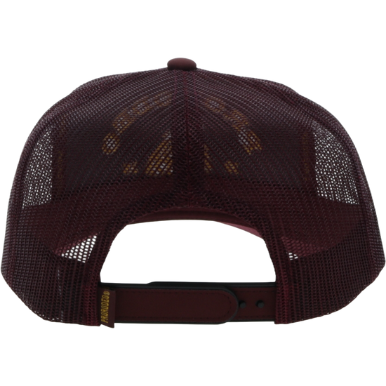 Hooey Men's Prorodeo Maroon & Gold Snapback Hat 2263T-MA