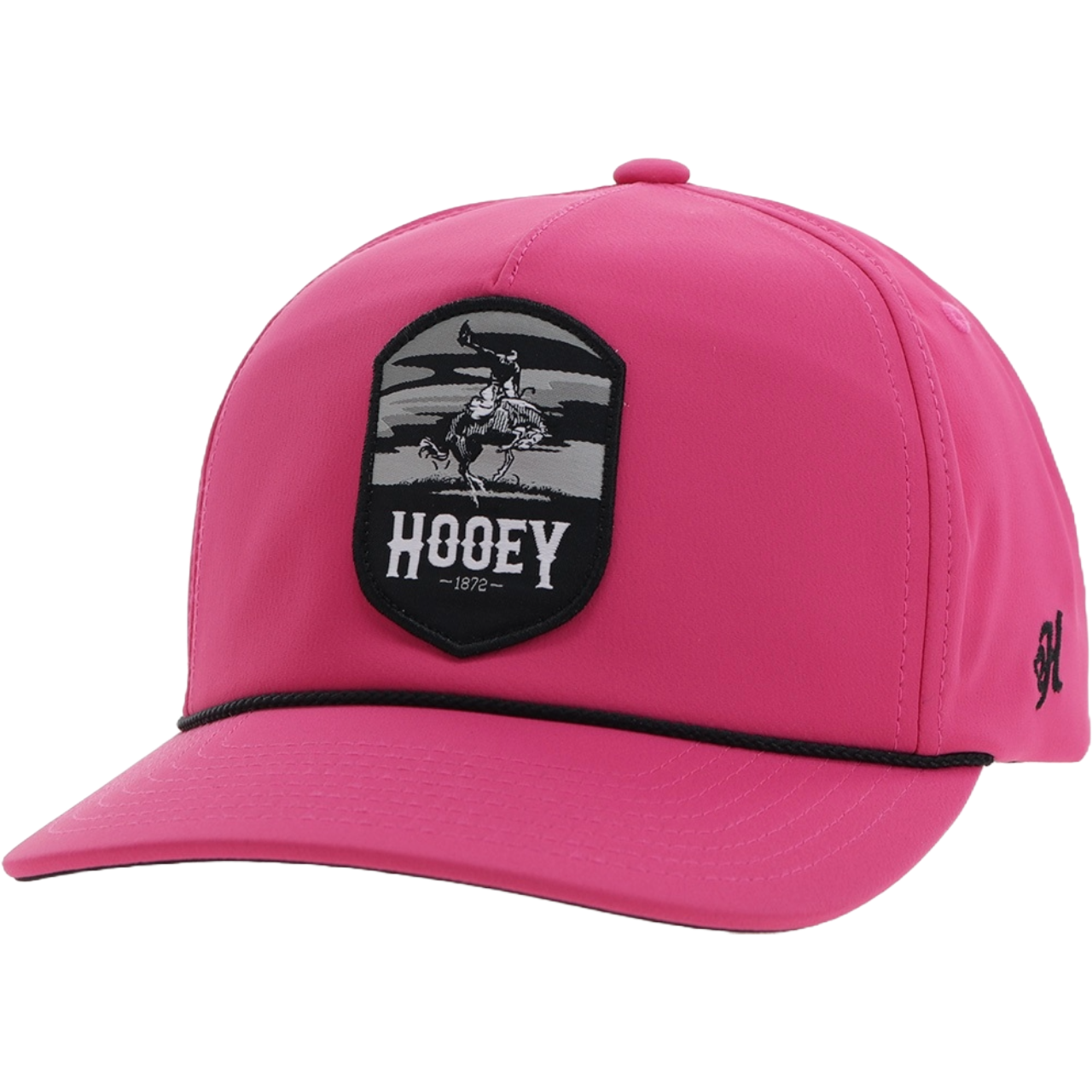 Hooey "Cheyenne" 5-Panel Pink & Black Snapback Hat 2444T-PK