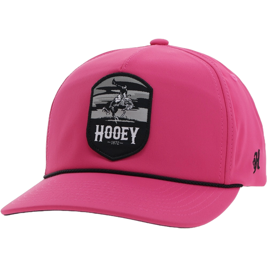 Hooey "Cheyenne" 5-Panel Pink & Black Snapback Hat 2444T-PK