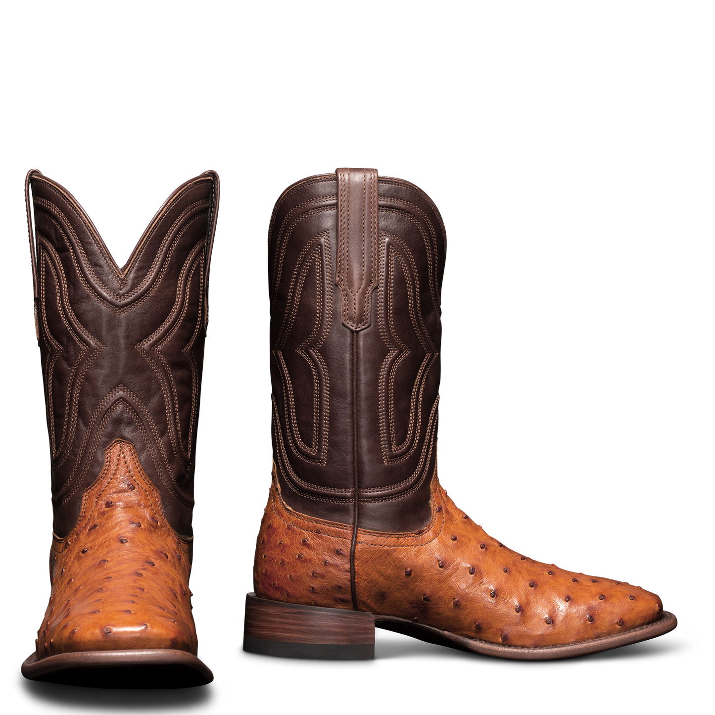 Tecovas Men's The Emmitt Pecan Brown Leather Western Boot 10032PEC