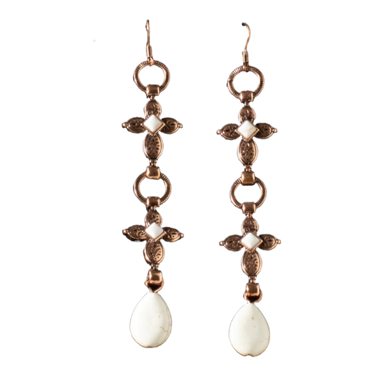 Blazin Roxx Ladies Cross Dangle Earrings 3056305