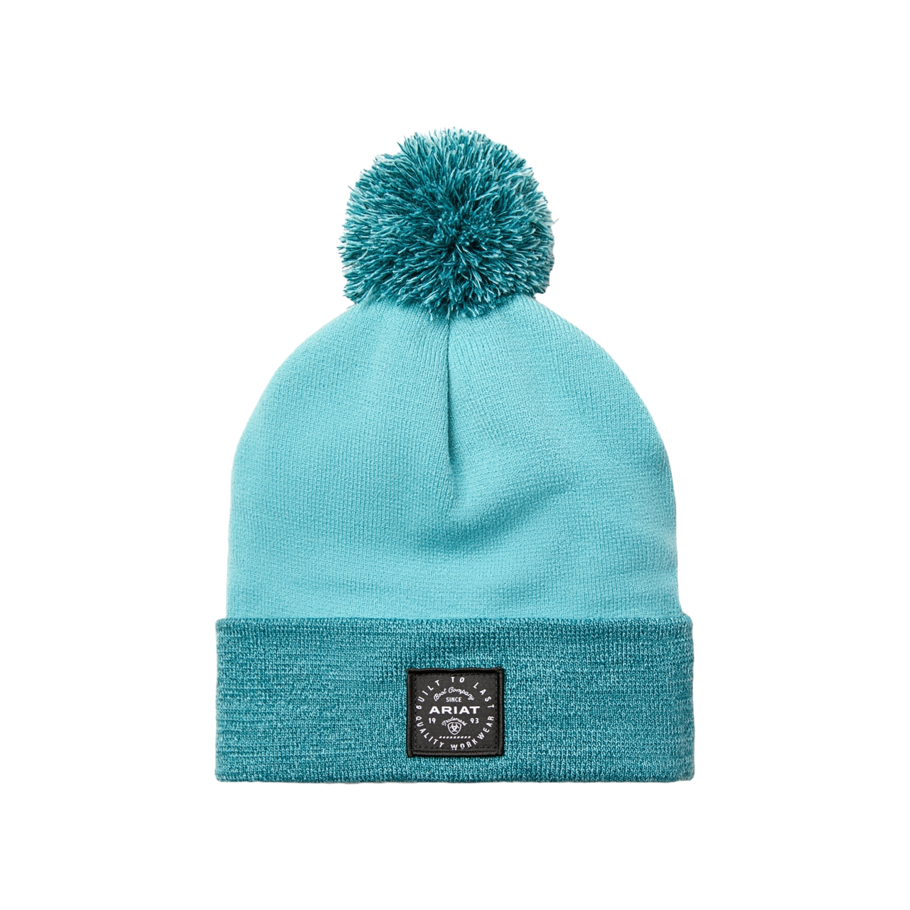 Ariat Ladies Tidal Blue Pom Watch Cap Work Beanie 10053525