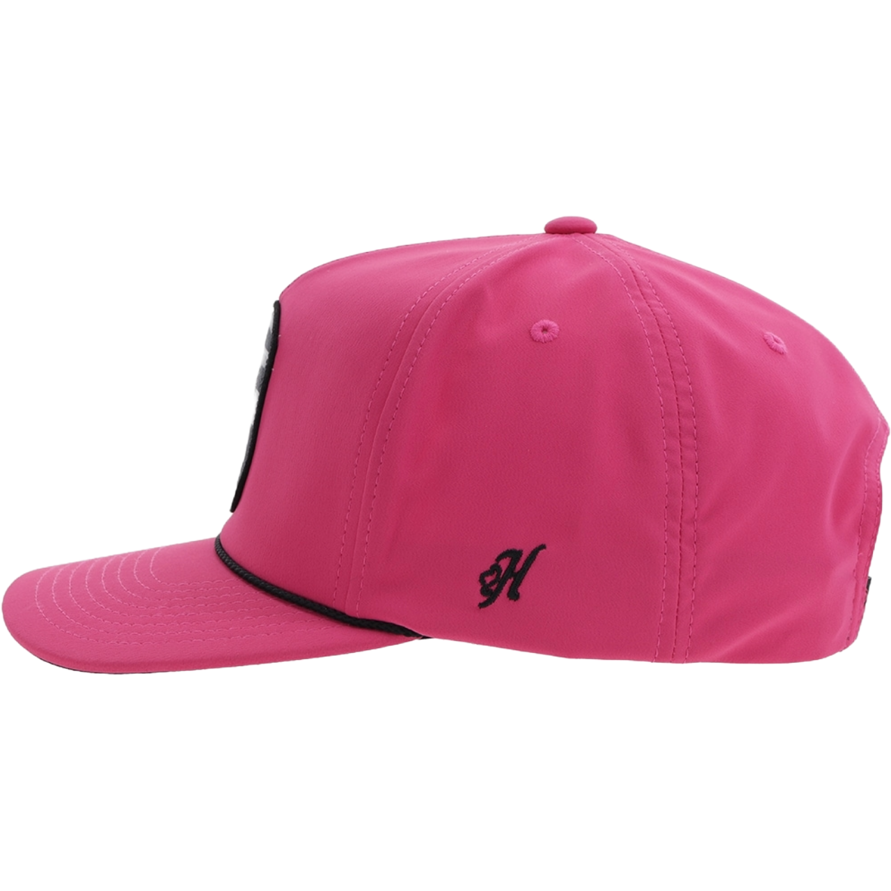 Hooey "Cheyenne" 5-Panel Pink & Black Snapback Hat 2444T-PK