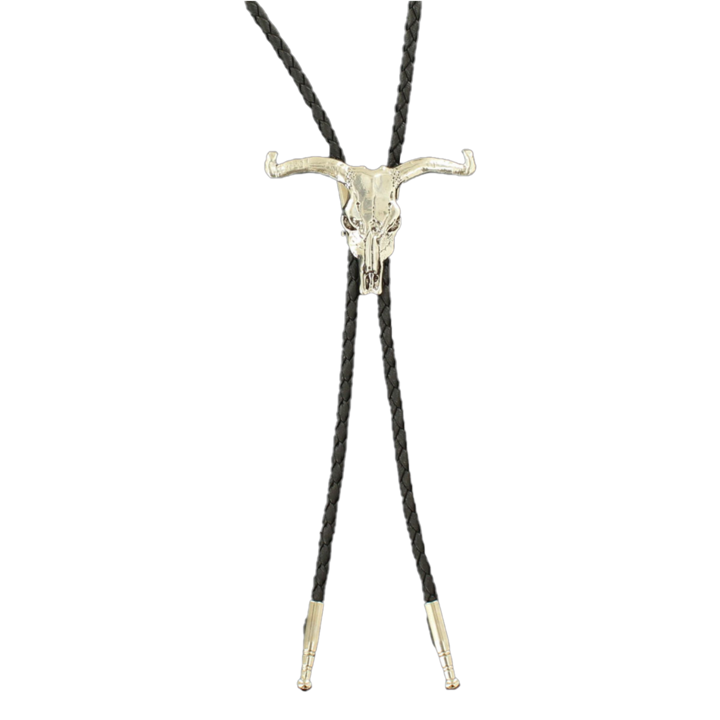 Double S Longhorn Skull Slide Bolo Tie 22101