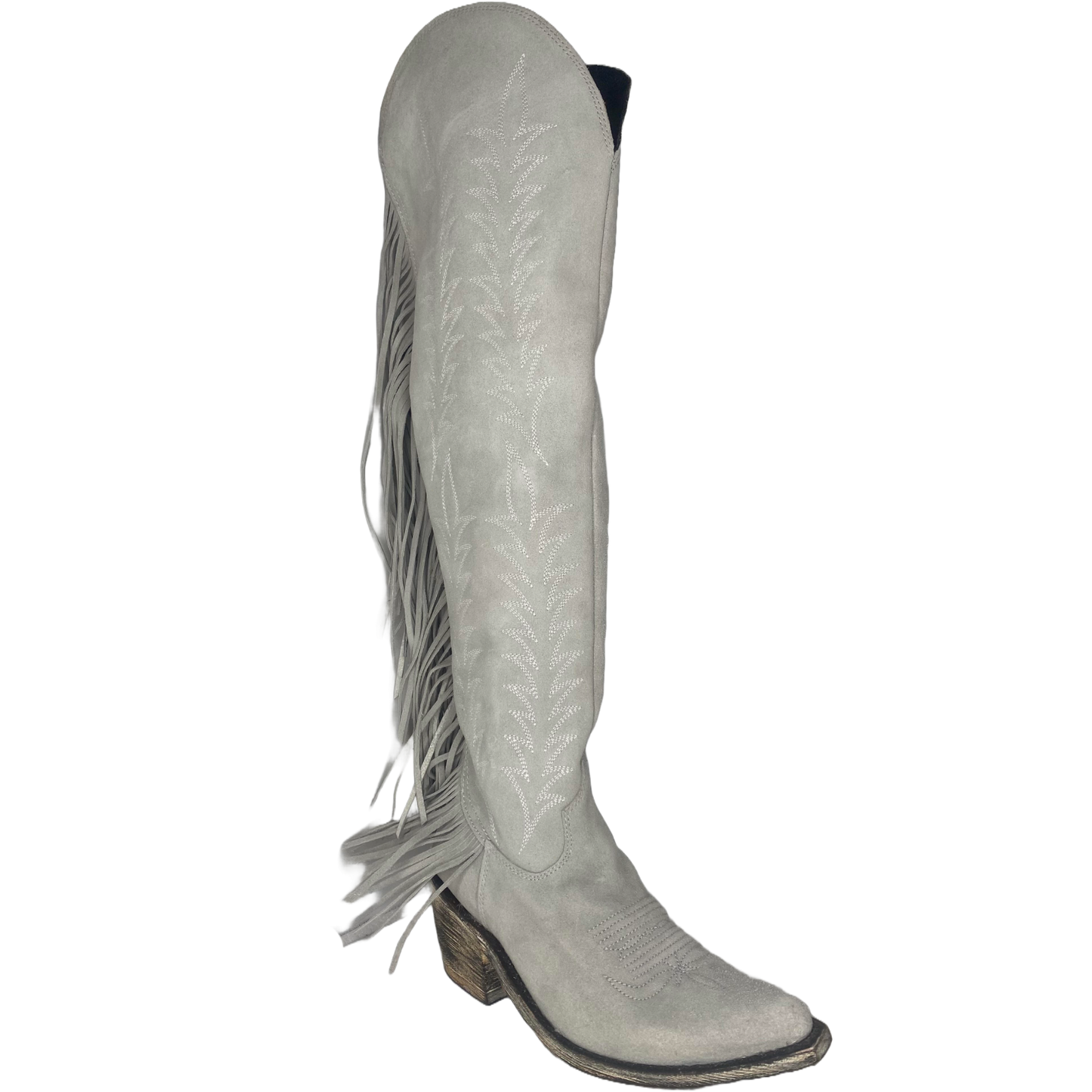 Liberty Black Ladies Olga Everest Ice Fringe Tall Boots LB-7129179F