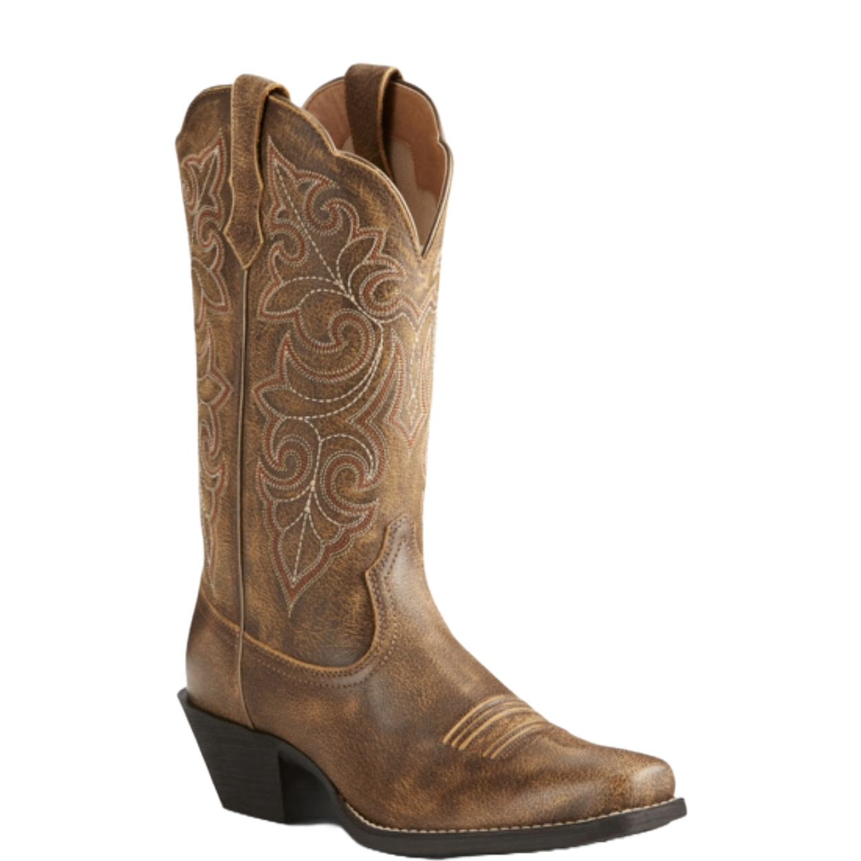 Ariat® Ladies Round Up Square Toe Vintage Bomber Brown Boots 10021620