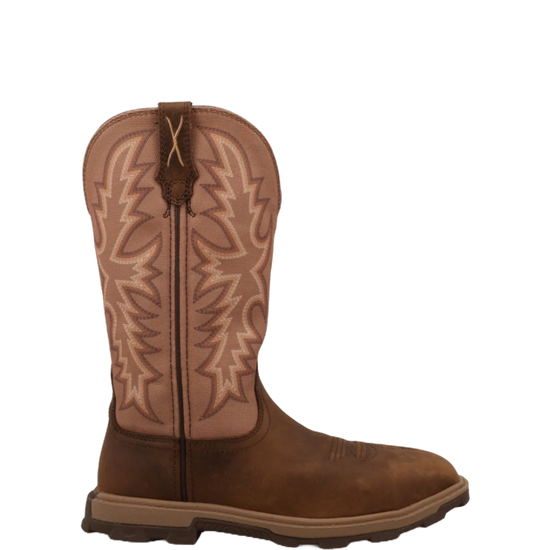 Twisted X Ladies Chelsea Ultralite X Tobacco Brown Work Boots WUL0004