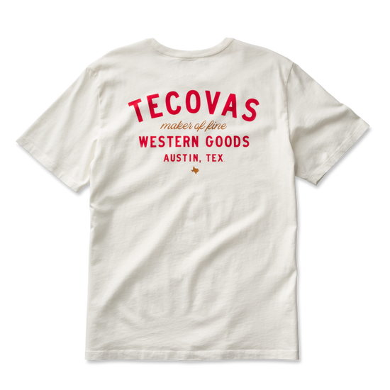 Tecovas Men's Fine Makers White Graphic T-Shirt 40216BNR