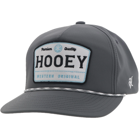 Hooey Men's "Trip" 5-Panel Grey Snapback Hat 2408T-GY