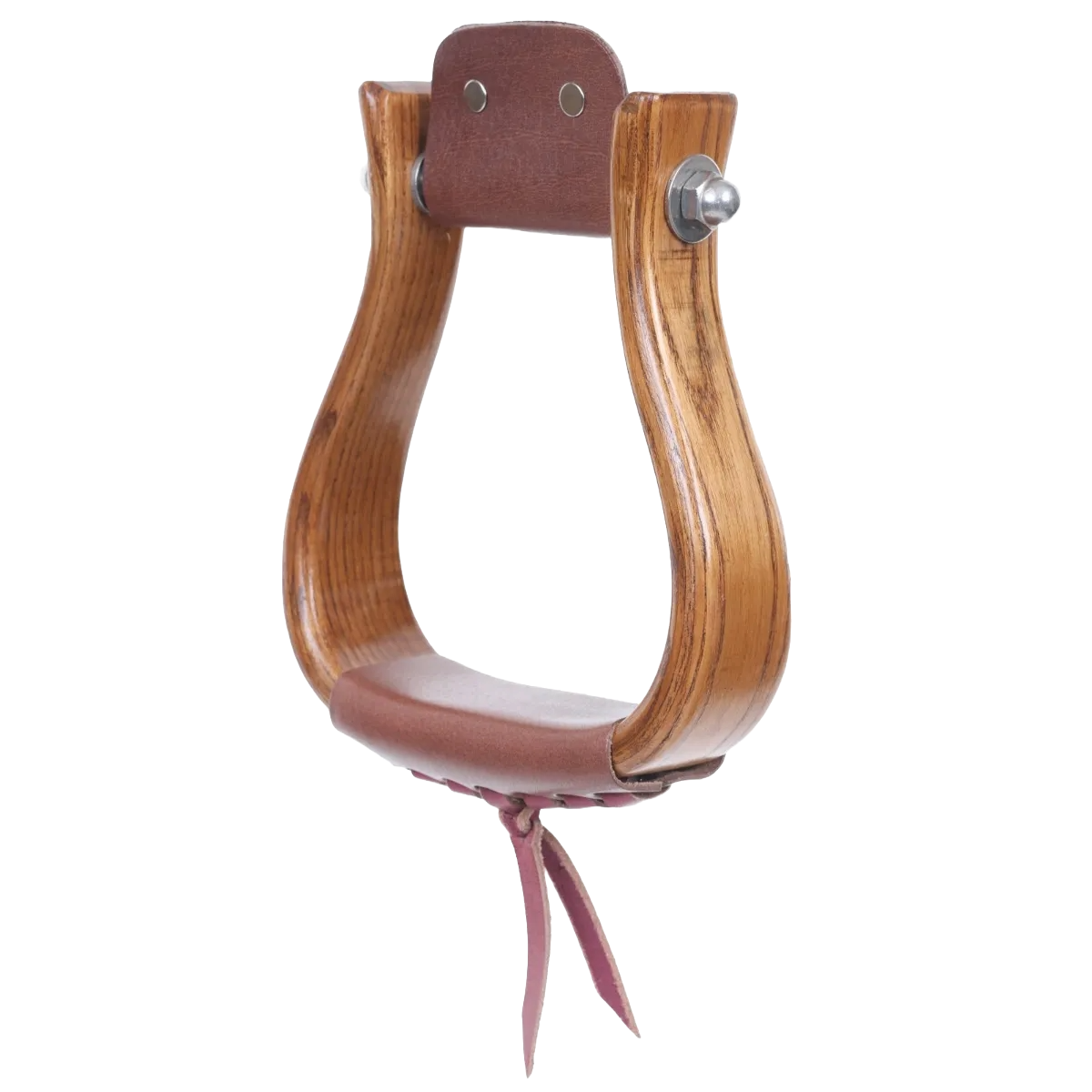 Circle Y Western Wood Stirrups Mahogany