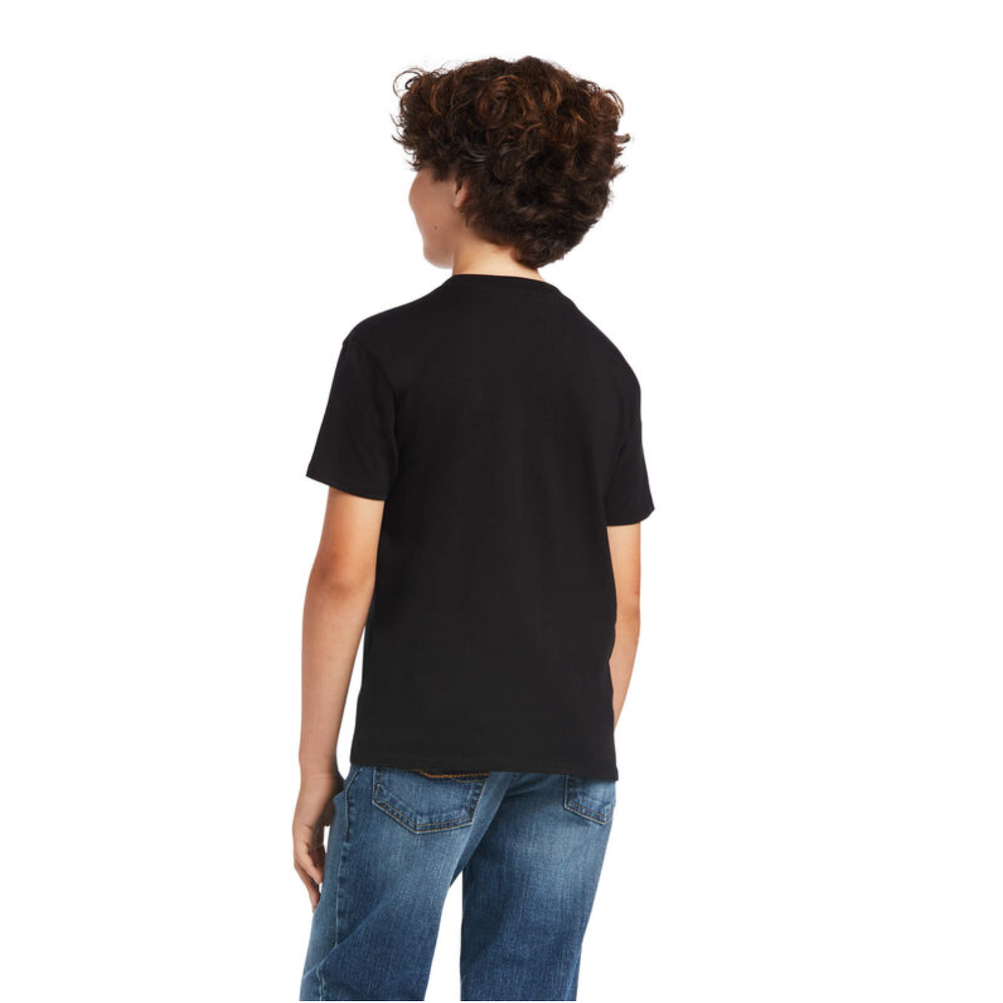 Ariat® Youth Boy's Rope Shield Black Graphic T-shirt 10040883