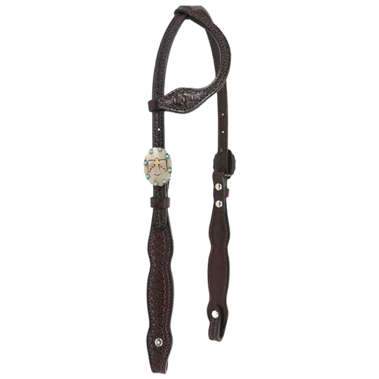 Circle Y Windsor Chocolate One Ear Headstall