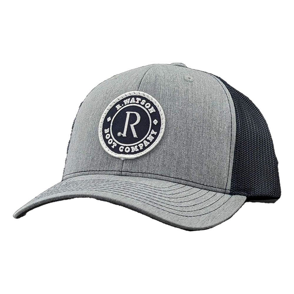 R.Watson Heather Grey & Navy Richardson Trucker Cap 112-FP-HGN-A