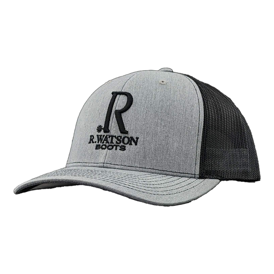 R.Watson Graphic Heather Grey & Black Richardson Trucker Cap 112-HGB-A