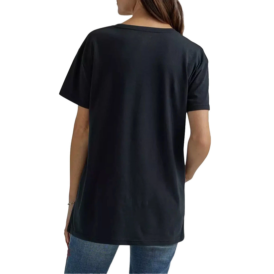 Wrangler Ladies Geogre Strait Jet Black Graphic T-Shirt 112344203