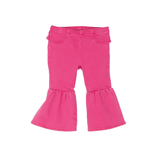 Wrangler Baby Girl Delilah Pink Pull-Up Flare Jeans 112356591