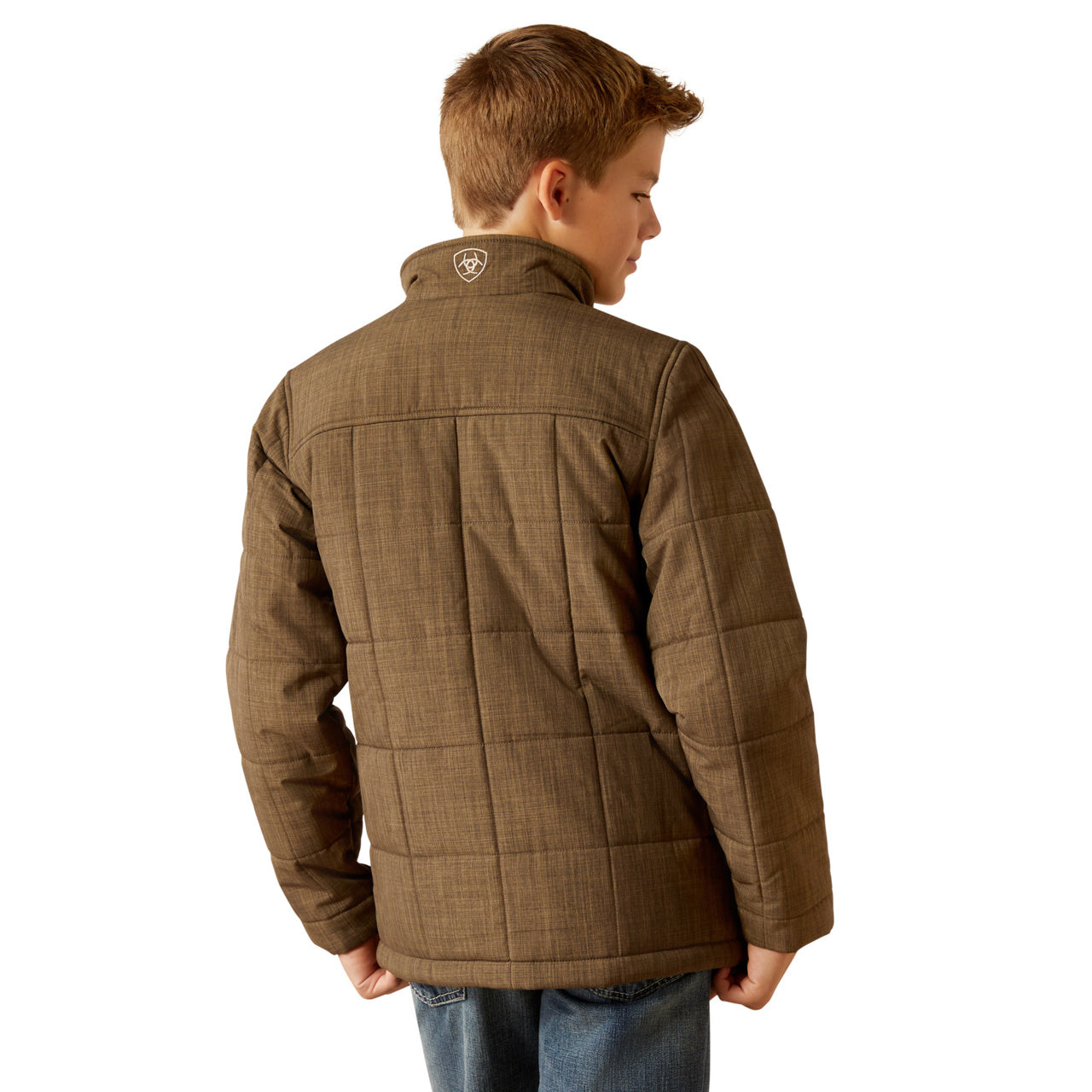 Ariat Youth Boy's Crius Crocodile Brown Insulated Jacket 10051983