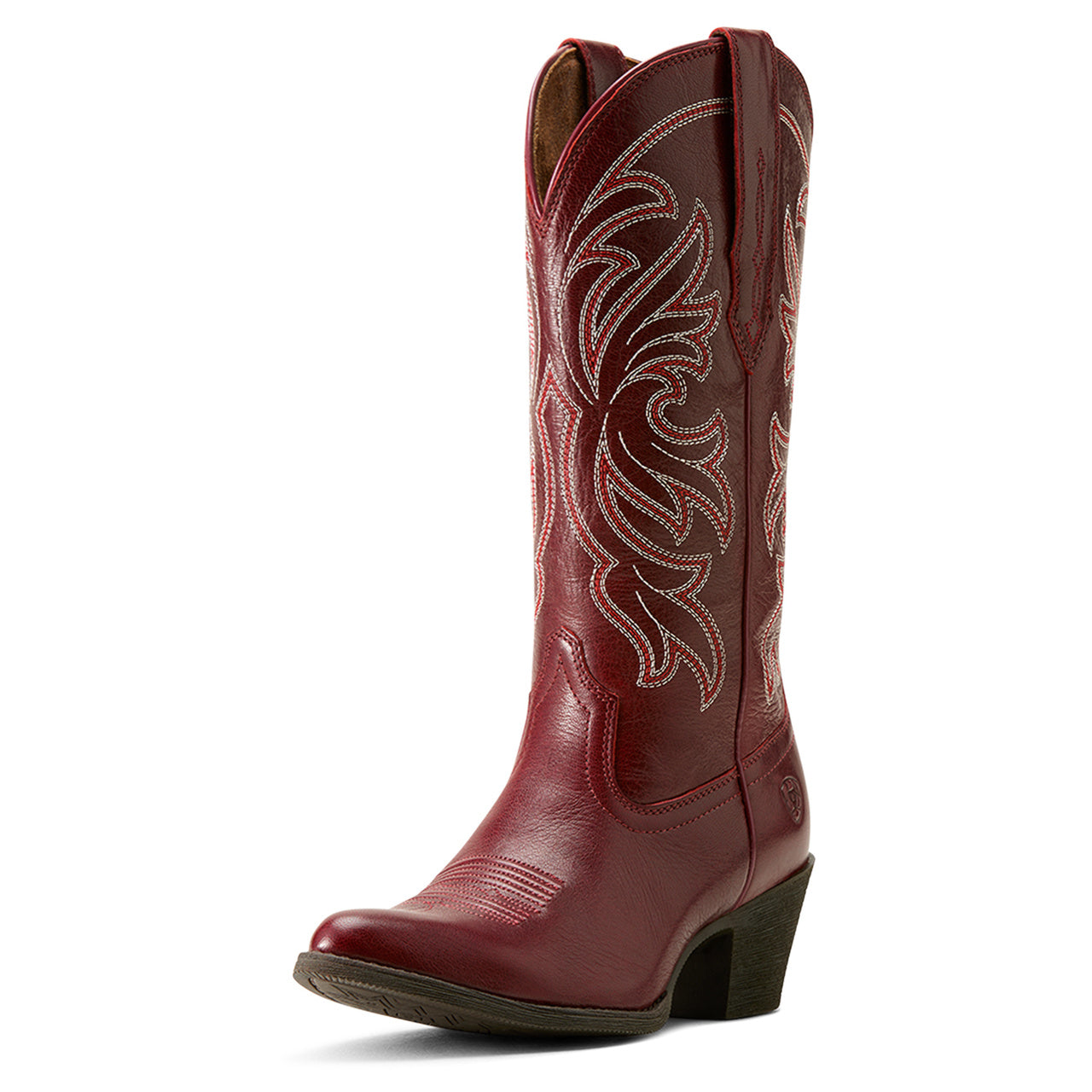 Ariat Ladies Heritage Stretchfit Sangria Red Western Boot 10061205