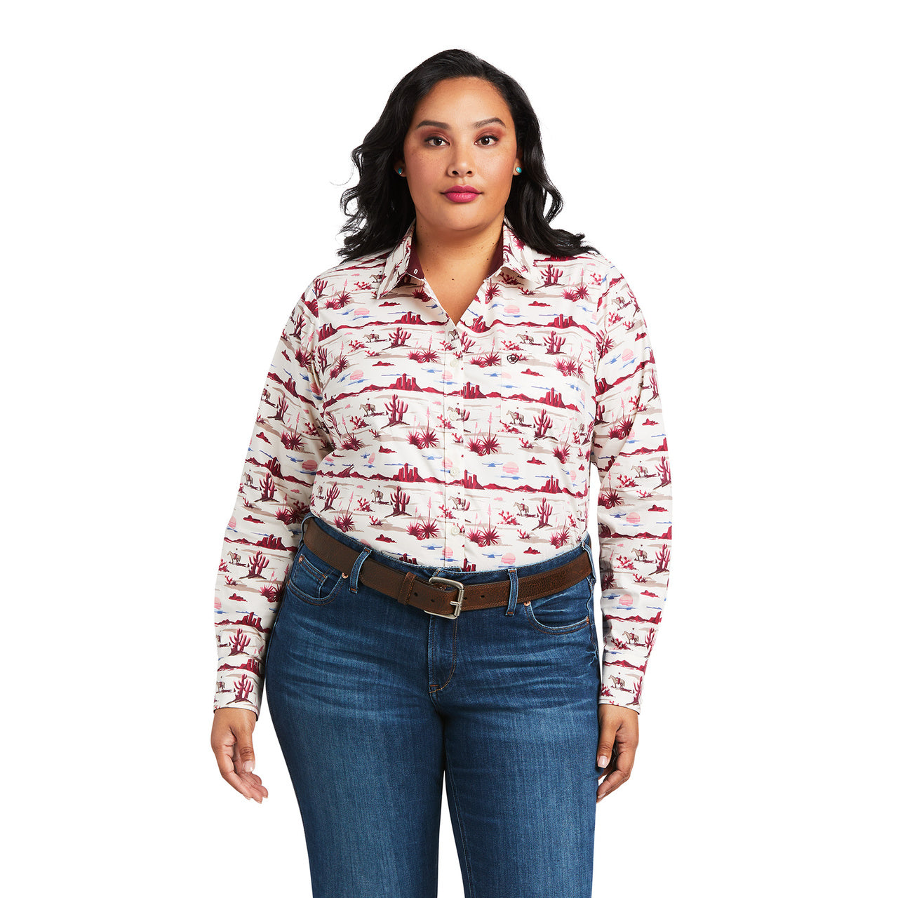 Ariat® Ladies Kirby Yuma Landscape Print Long Sleeve Shirt 10039339