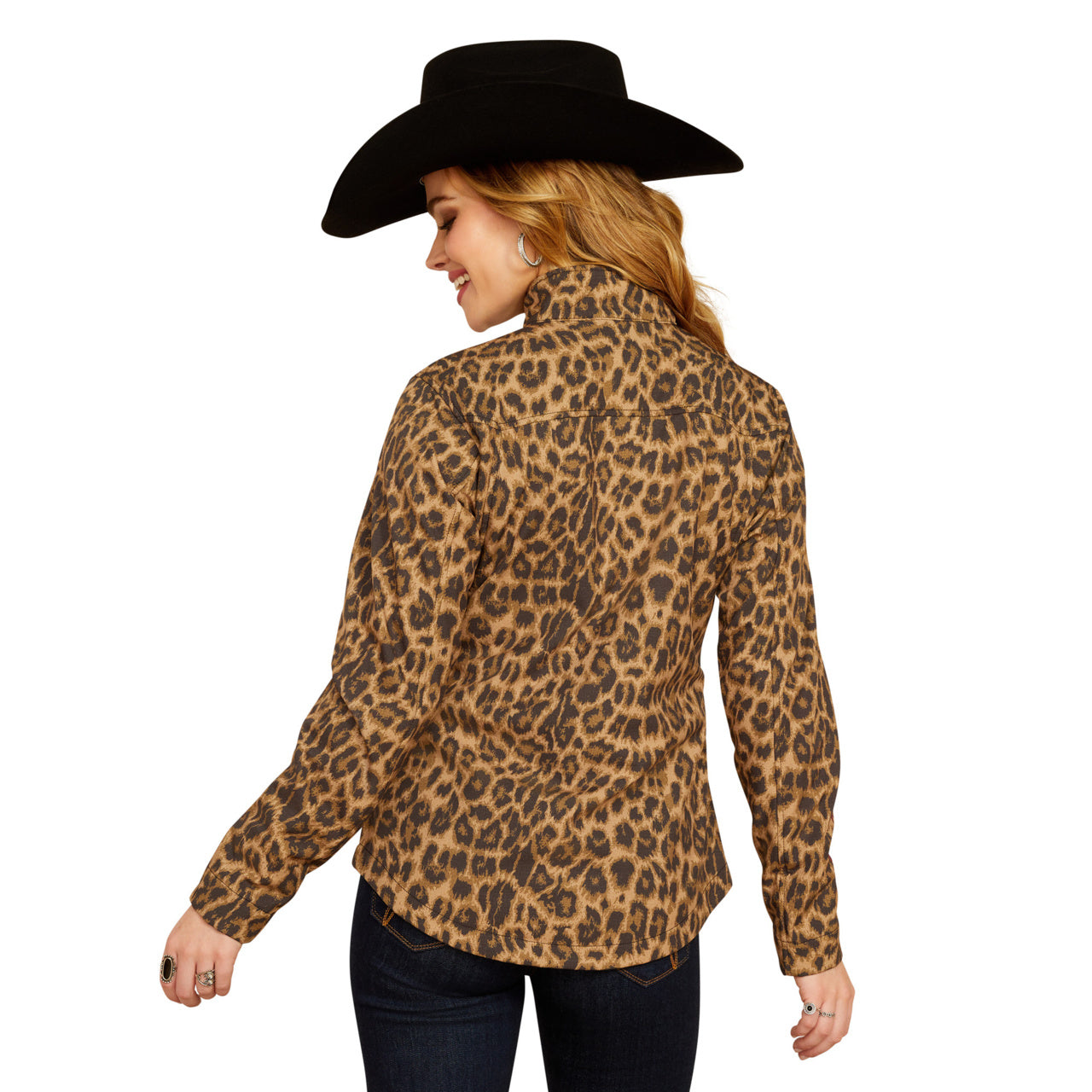 Ariat Ladies New Team Softshell Lila Leopard Print Jacket 10053013