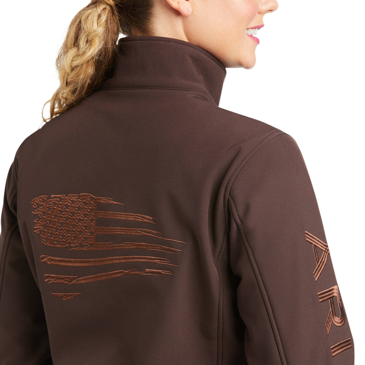 Ariat® Ladies Coffeebean Classic Team Softshell Jacket 10033520