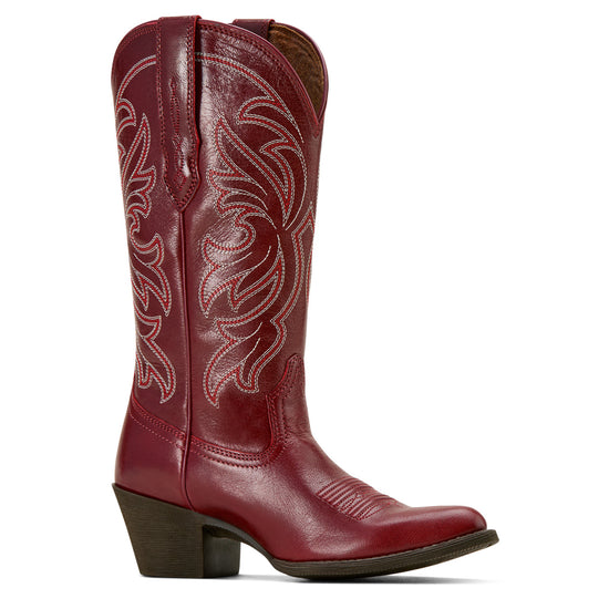 Ariat Ladies Heritage Stretchfit Sangria Red Western Boot 10061205