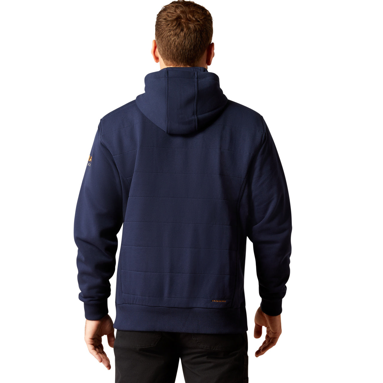 Ariat Men's Rebar All-Weather Insulated Navy Full Zip Hoodie 10053058