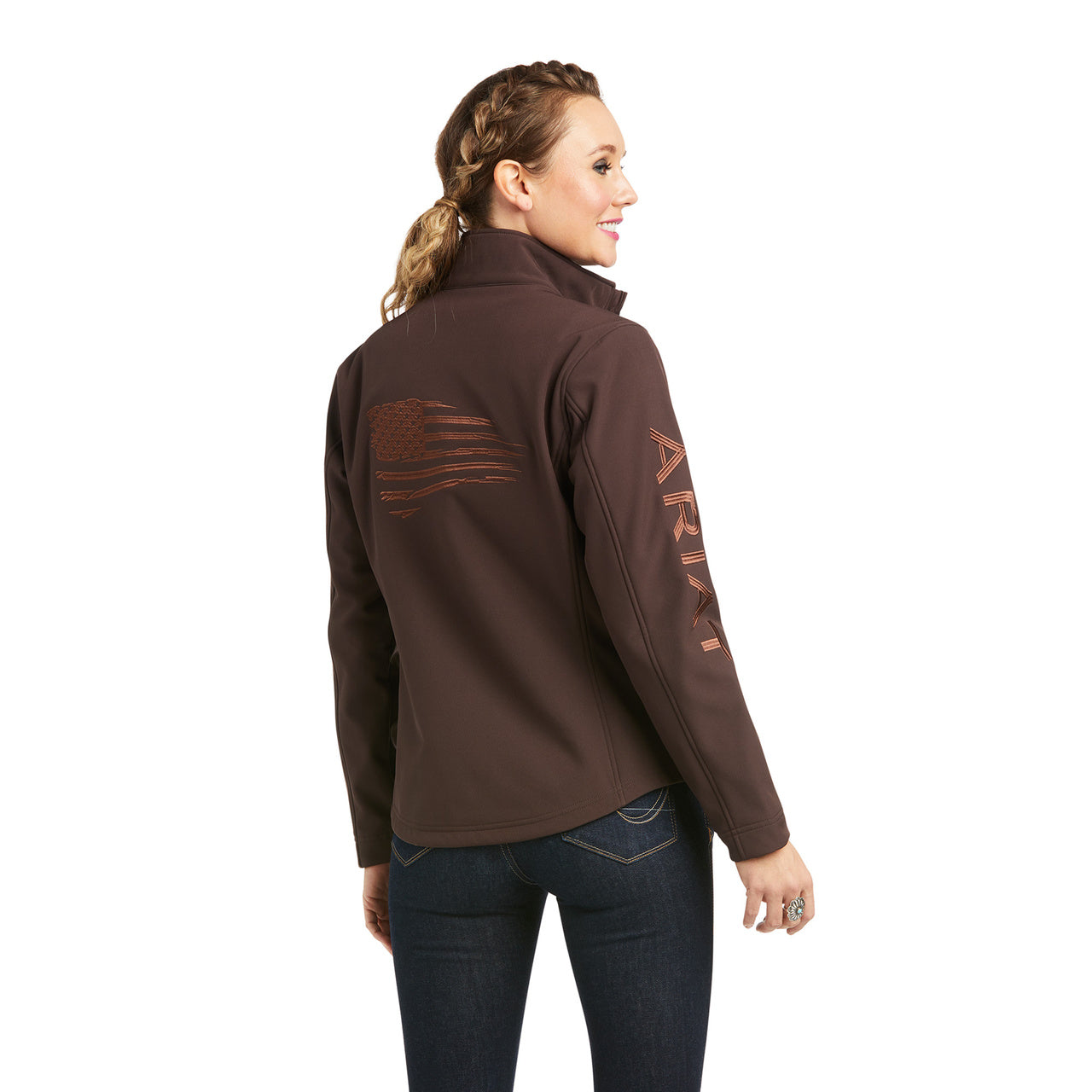 Ariat® Ladies Coffeebean Classic Team Softshell Jacket 10033520