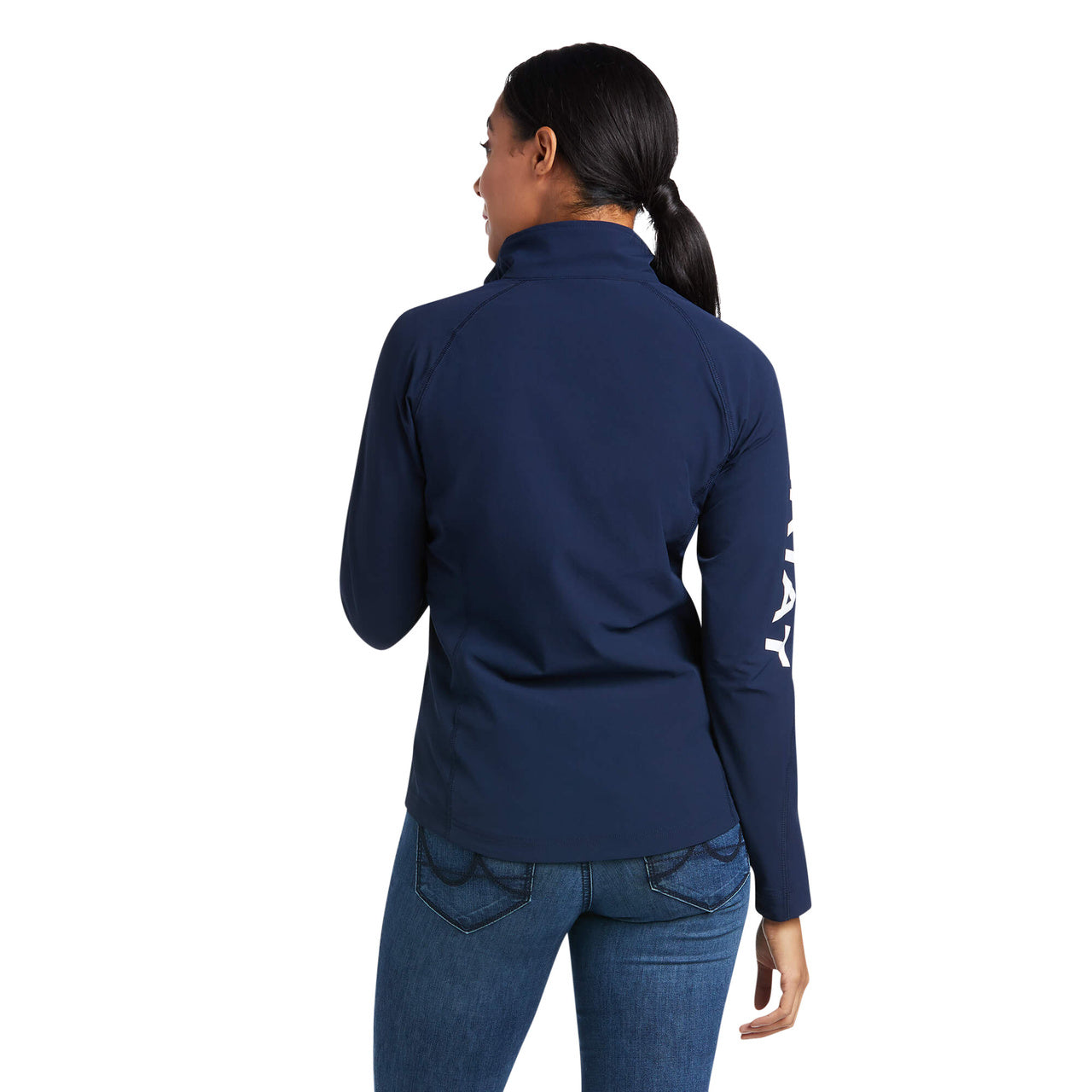 Ariat® Ladies Agile 2.0 Team Navy & Red Softshell Jacket 10030423