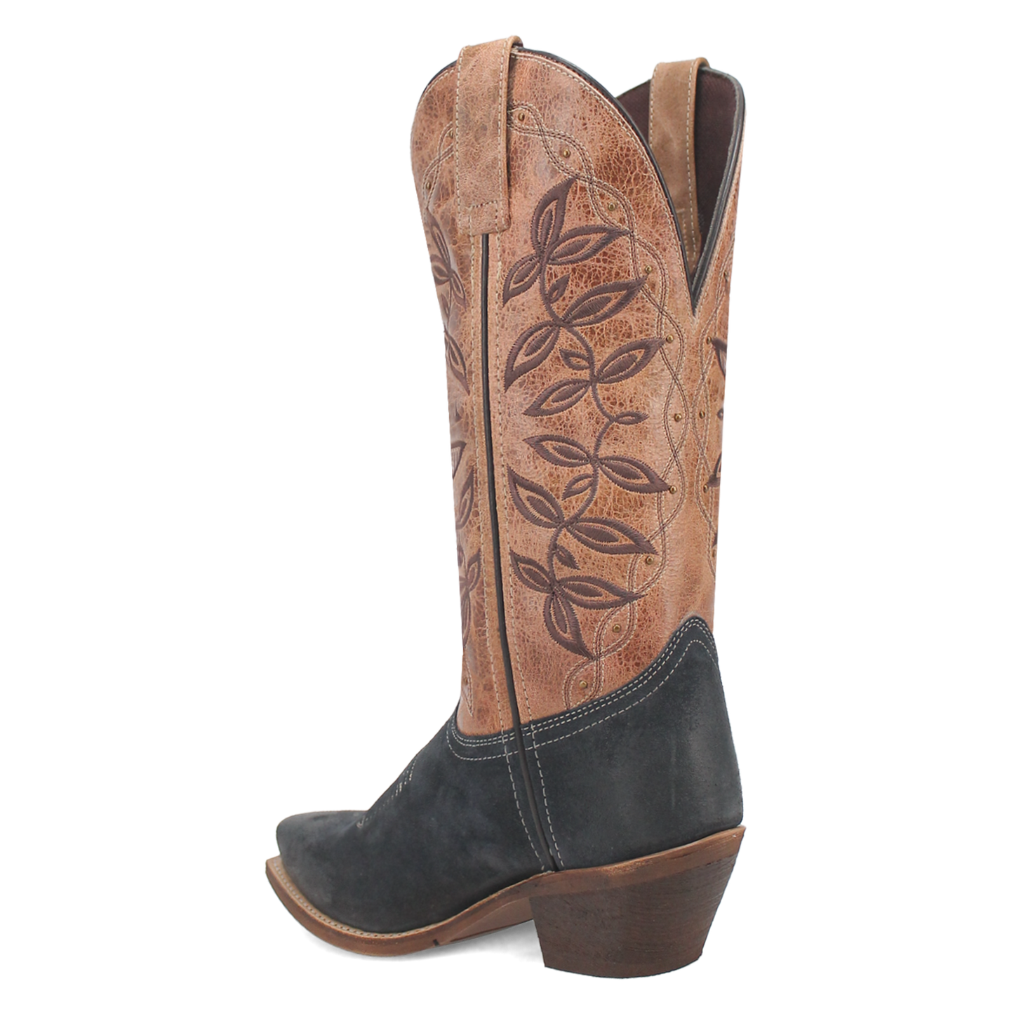 Dan Post Ladies Kama Leather Navy & Tan Western Boots 20009