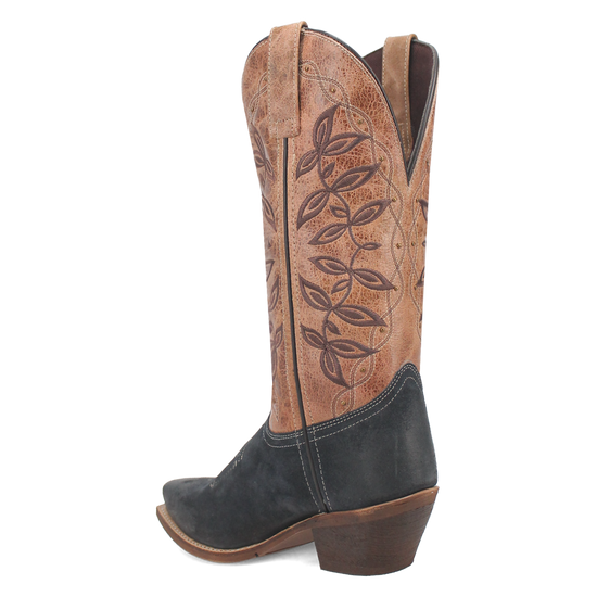 Dan Post Ladies Kama Leather Navy & Tan Western Boots 20009