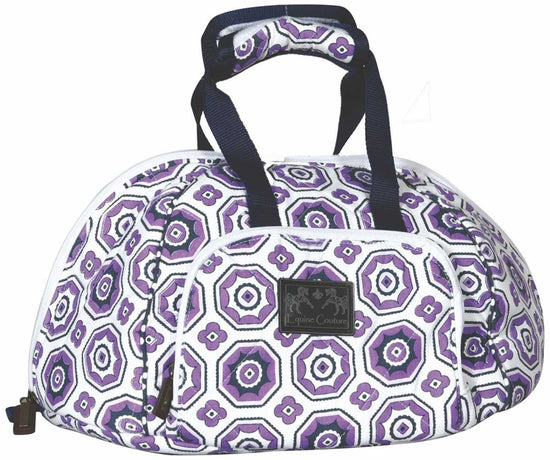 Equine Couture Kelsey Equestrian Helmet Bag Purple