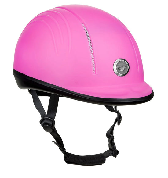 TuffRider Starter Basic Helmet in Hot Pink