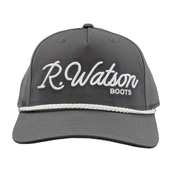 R.Watson Classic Dark Grey Rope Richardson Cap 258-CHW-A