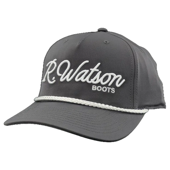 R.Watson Classic Dark Grey Rope Richardson Cap 258-CHW-A